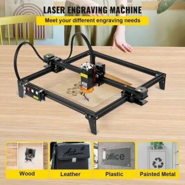 Desktop Laser Engraver 12.2'x11.8' Large Engraving Area 5.5W Laser Power