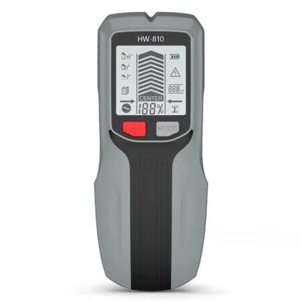 Detector Cables and Pipes,Electronic Metal Detector Wall Water Leaks Professional,5 in 1 Tools Electrician Metal Detectors Stud Finder(Grey)