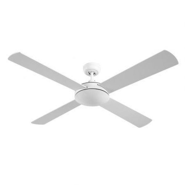 Devanti 52 inches Ceiling Fan AC Motor 4 Blades w/Remote - White