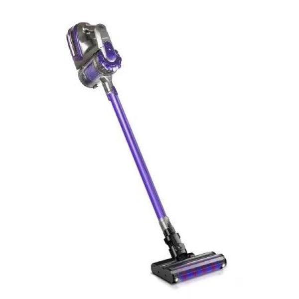 Devanti Stick Vacuum Cleaner Cordless Roller Brush 150W Purple