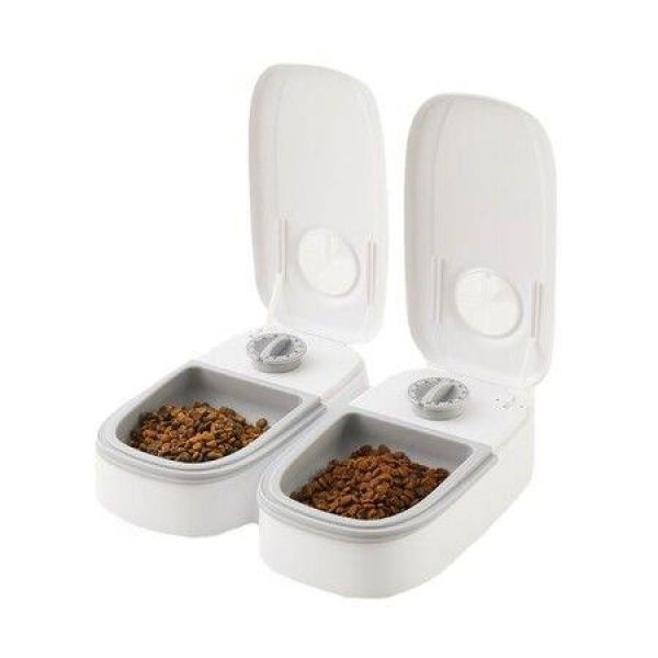 Digital Automatic Cat FeederSmart Pet Feeder With 48 Hour Timer Dry And Wet Food Dispenser For Cats And Dogs