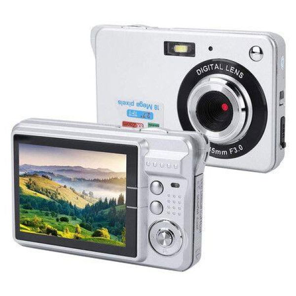 Digital Camera 18MP CMOS Sensor HD Digital Video Camera 8X Zoom Auto Focus Camera USB 2.0 Port Built-in Speaker Battery Operated