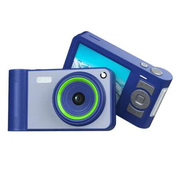 Digital Camera 50MP FHD 1080P Camera Digital Point and Shoot Camera with 16X Zoom Anti Shake Compact Compact Small Camera for Kids (Blue)