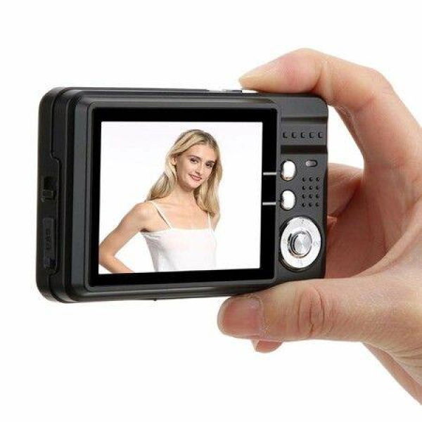 Digital Camera Compact Camera 2.7 Inch 8X Digital Zoom Camera 18MP Teen Camera Digital Portable Mini Cameras Pocket Selfie HD Student Digital Camera Color Black.