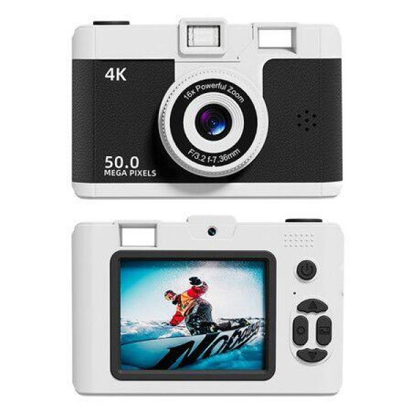 Digital Camera,50Mp 1080P Hd Vlogging Camera With 16X Digital Zoom,2.4-Inch Screen,Anti-Shake Autofocus Video Camera,Compact Camera For Boys Girls.