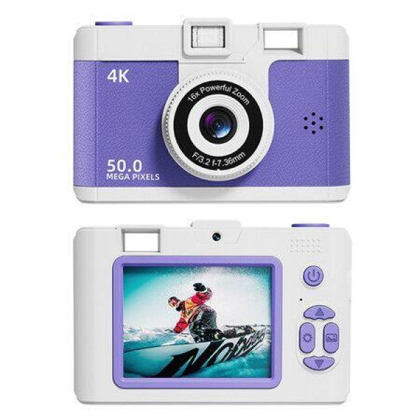 Digital Camera,50Mp 1080P Hd Vlogging Camera With 16X Digital Zoom,2.4-Inch Screen,Anti-Shake Autofocus Video Camera,Compact Camera For Boys Girls.