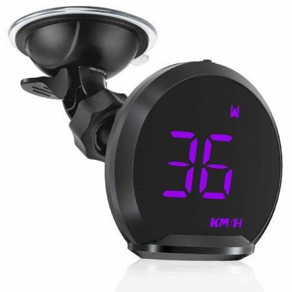 Digital GPS Speedometer HUD Universal Car Head Up Display LCD HUD with KMH Digital Speed Fatigued Driving Alert Overspeed Driving Direction