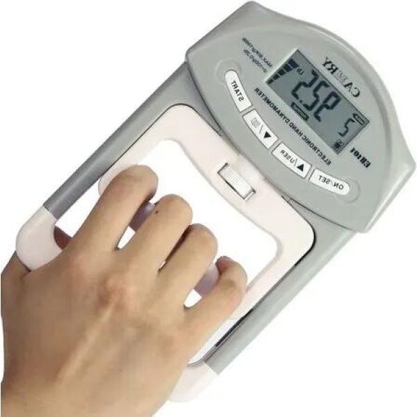 Digital Hand Dynamometer for Accurate Strength Assessment Auto Capturing 198 Lbs / 90 Kgs