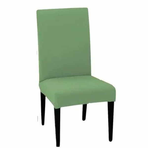 Dining Chair Cover Stretchable Slipcover Seat Protector Removable For Home Hotel Dining Table Chairs Color Green