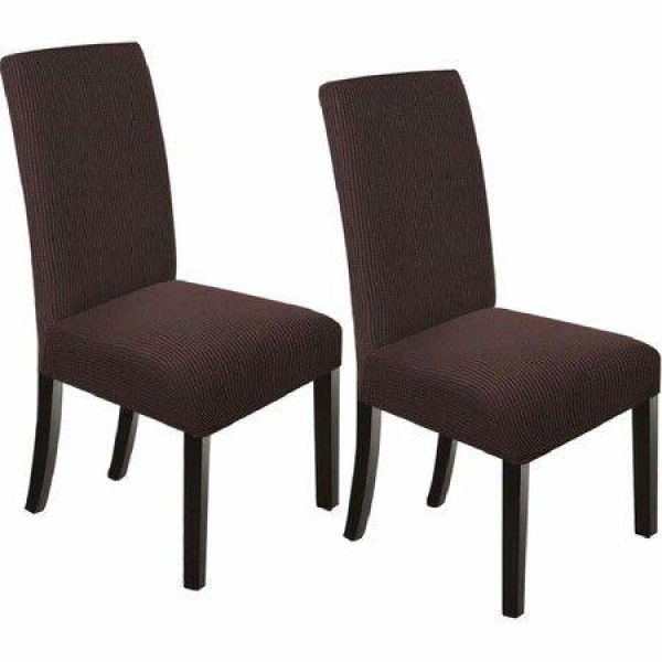 Dining Chair Covers Stretch Chair Covers Parsons Chair Slipcover Chair Covers For Dining Room Set Of 2 Chocolate