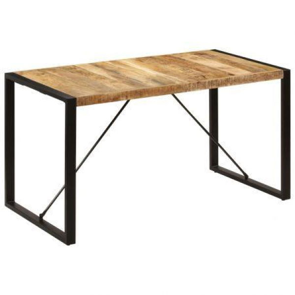 Dining Table 140x70x75 Cm Solid Mango Wood