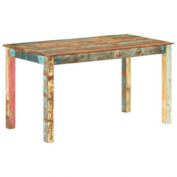 Dining Table Solid Reclaimed Wood 140x70x76 cm