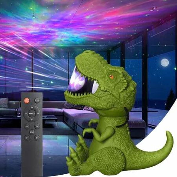 Dinos Galaxy Projector Star Night Light Starry Nebula Ceiling LED Lamp with Timer and Remote Gift for Kids for Bedroom,Birthdays,Christmas
