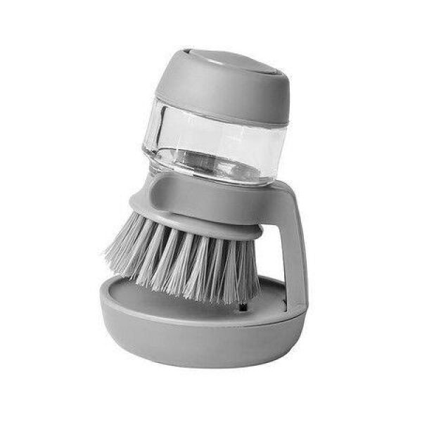 Dish Scrub Brush With Soap Dispenser Palm Scrub Washing Brush For Dishes Pots Pans