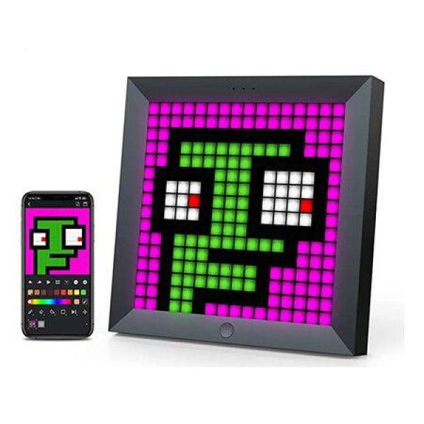 Divoom Pixoo Digital Photo Frame Alarm Clock With Pixel Art Programmable LED Display Neon Light Sign Decoration