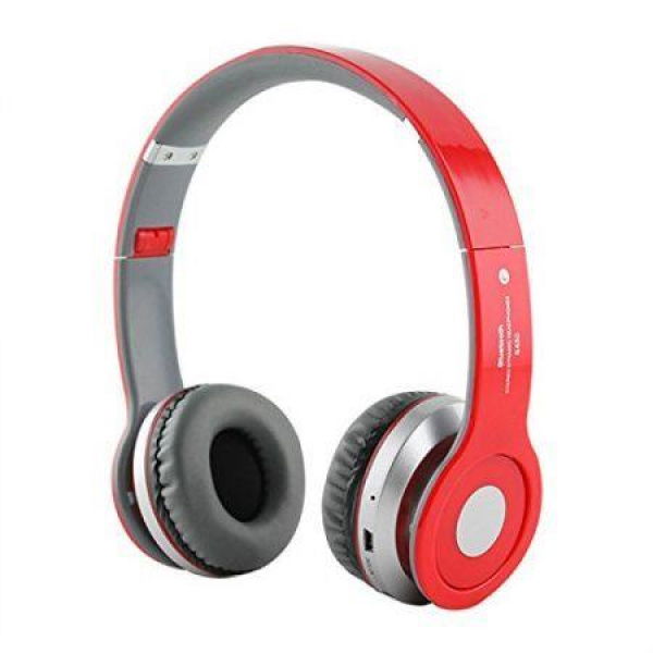 DJ Closed Stereo Dynamic Bluetooth 4.0 Headphones MP3 - Red.