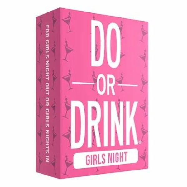 Do or Drink Girls Night - Bachelorette Party and Drinking Games with 250 Cards,Hilarious Challenges for Girls Weekend,Great Party Starter for Game Night