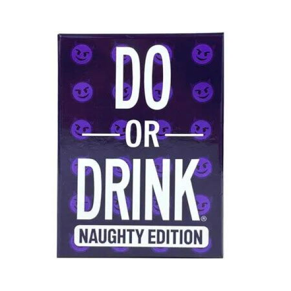 Do or Drink Naughty Edition - The Party Drinking Game for Spicy Situations,Fun Party Games with 250 Cards,Great for Game Night, Pre Games
