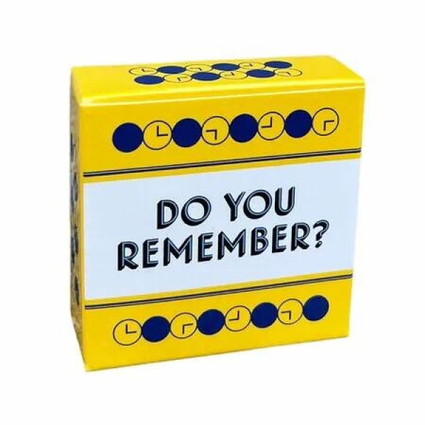 Do You Remember Card Game After Dinner 50 Questions To Share Memories Conversation Game For Family And Friends Gift