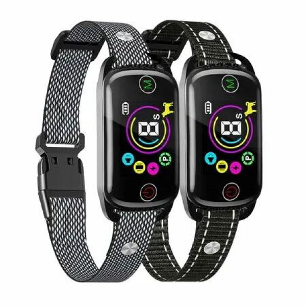 Dog Bark Collar 2 Pack for Large Medium Small Dogs Smart Rechargeable Anti Bark Collars with 8 Adjustable Sensitivity,4 Training Modes