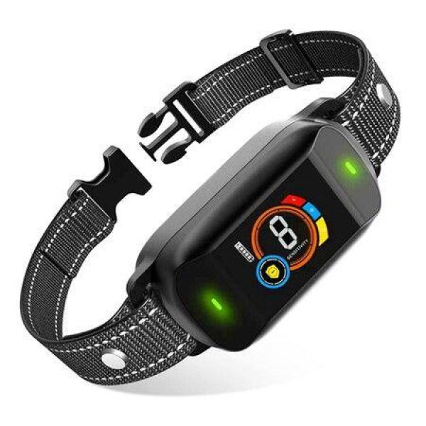 Dog BARK Collar BARK Collar For Large Medium Small Dogs Rechargeable Smart Anti With 5 Adjustable Sensitivity With Beep Vibration Harmless Shock