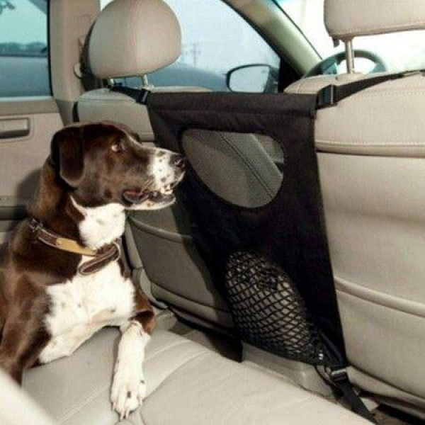 Dog Car Net Barrier Pet Barrier With Auto Safety Mesh Organizer For Safe Driving