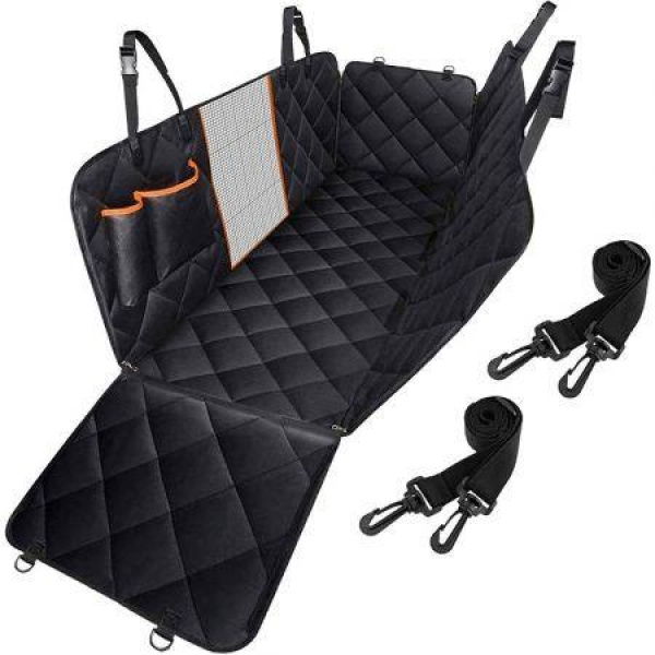 Dog Car Seat Cover For Back Seat600D Scratch-Resistant Dog Seat Covers For Automobiles With Mesh Window