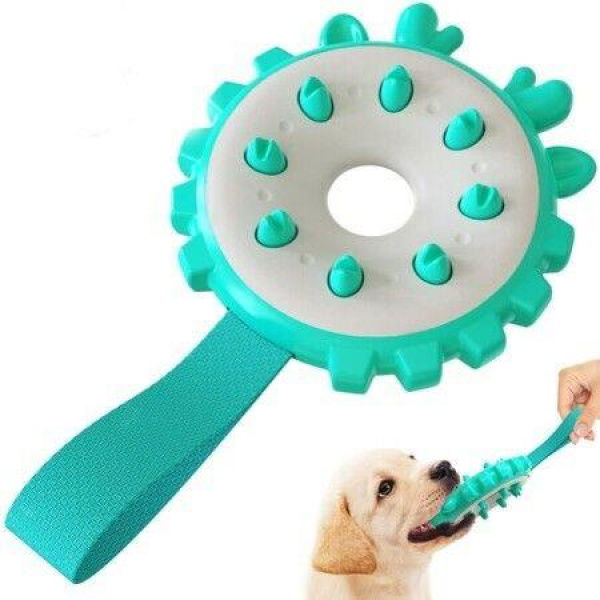 Dog Chew Toys Dog Frisbees Multifunctional Teeth Cleaning Interactive Toys Relieving Anxiety Toys