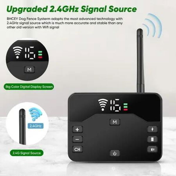 Dog Fence Boundary Containment System Keep Your Medium and Large Dogs Safely Contained