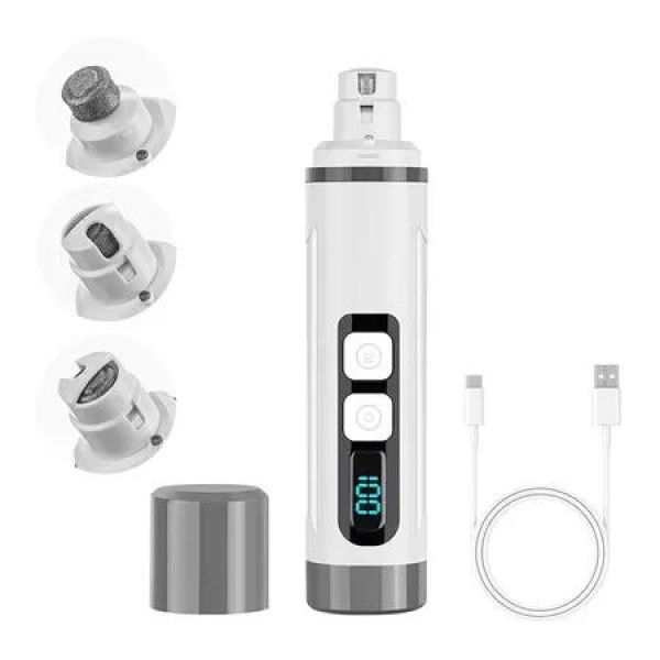 Dog Nail Grinder Quiet, Release Ultra Quiet Dog and Cat Nail Grinder for Small to Large Pets, Thick Nails, and Sensitive Paws