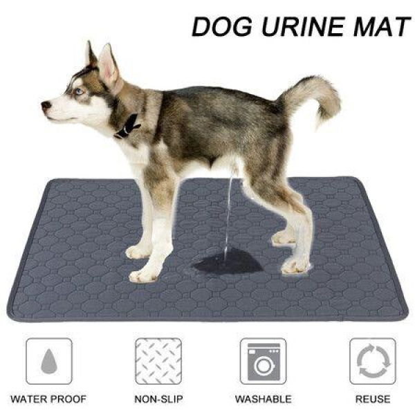 Dog Pee Pad Blanket Reusable Absorbent Diaper Washable Puppy Training Pad Pet Bed Urine Mat For Pet Car Seat Cover Size 100*70cm.