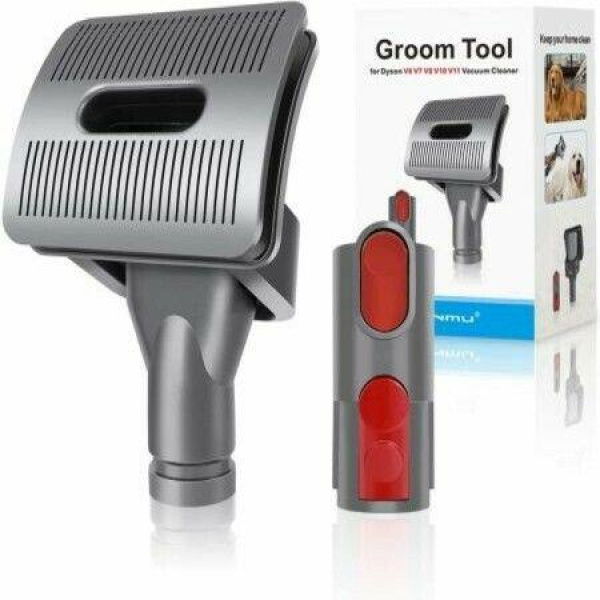 Dog Pet Groom Tool Attachment Compatible With Dyson V11 V10 V8 V7 V6 Vacuum Cleaner With Quick Release Converter Adapter