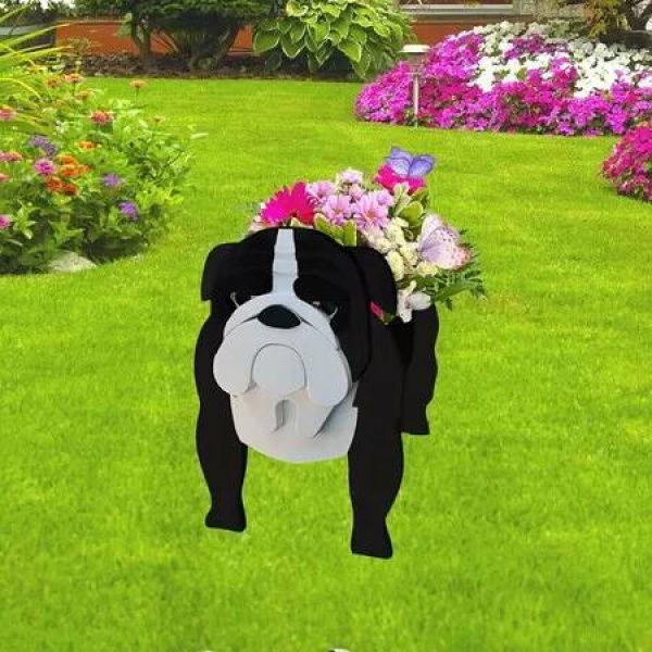 Dog Planter Plant Pots, Cute Dog Flower Planter Gifts for Pet Lovers, Unique Animal Plant Pots for Indoor Outdoor Garden Decor