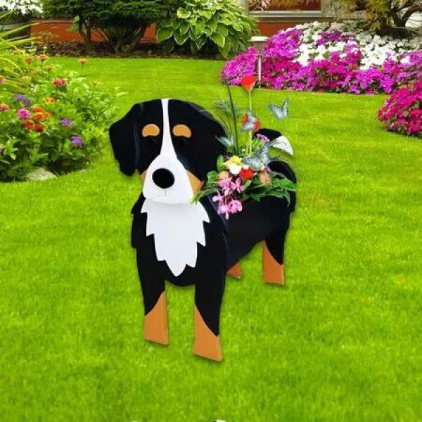 Dog Planter Plant Pots, Cute Dog Flower Planter Gifts for Pet Lovers, Unique Animal Plant Pots for Indoor Outdoor Garden Decor