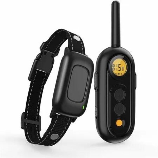 Dog Shock Collar, 150 Meters Dog Training Collar with Remote for 5 to 130lbs Small Medium Dogs Rechargeable IPX7 Waterproof e Collar with 3 Training Modes Beep,Vibration(1-16), Safe Shock (Black)