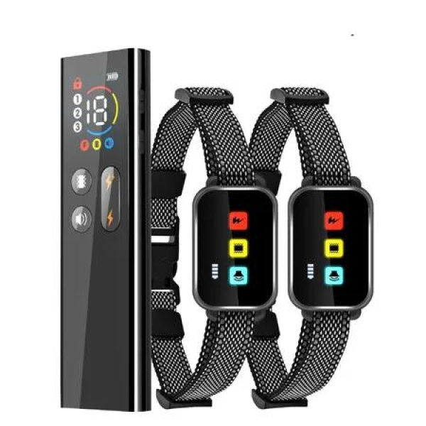 Dog Shock Collar 800M Dog Training Collar for 2 Dogs with Remote Control Waterproof Dog Shock Collar with Beep,Vibration,Boost Shock and Security Lock