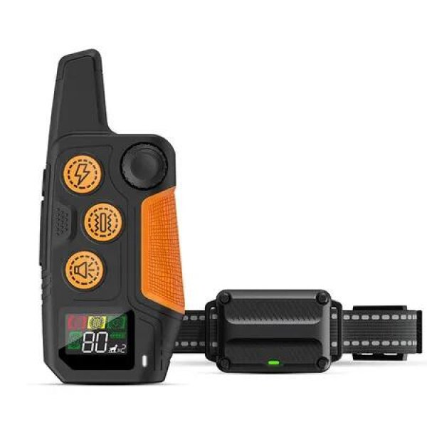 Dog Shock Collar, IP67 Waterproof Dog Training Collar with Remote, 3 Training Modes, Shock, Vibration and Beep, Rechargeable Electric Shock Collar for Large Medium Small Dog