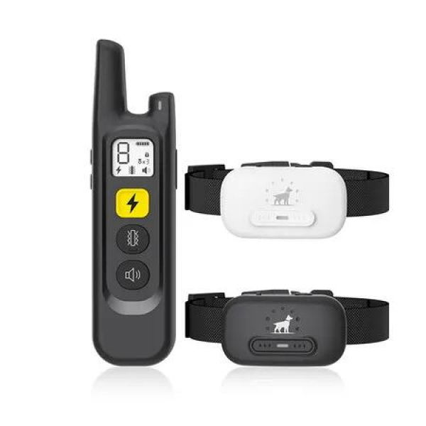 Dog Shock Collar with Remote Control for 2 Dogs Training Collar,3 Training Modes with Beep Vibration,Waterproof,E Collar for Small Medium and Large Dogs