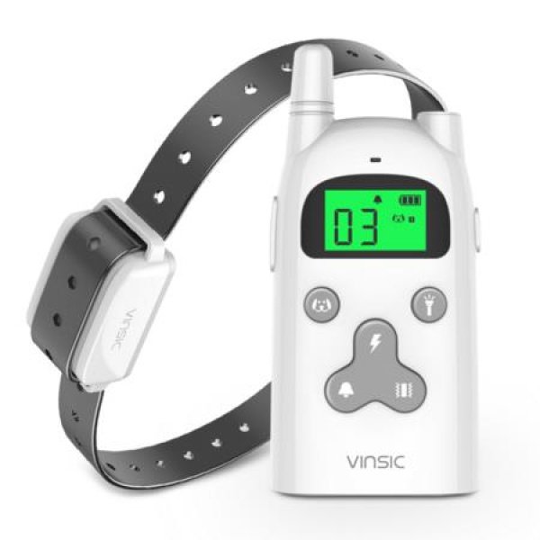 Dog Shock Collar With Remote Rechargeable Dog Training Collar With 3 Training Modes For Small And Big Dogs. BARK Collar With LCD Display.