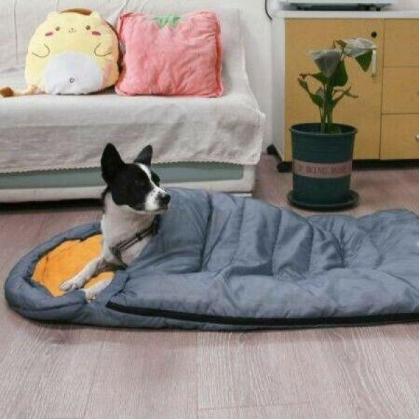 Dog Sleeping Bag Packable Dog Bed Waterproof Warm Portable Storage Bag For Outdoor Travel Camping Hiking Backpacking (45.2in L X 29in W)