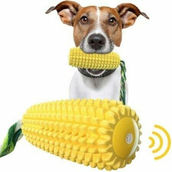 Dog Squeaky Toys Durable Dog Toys For Small Medium Larger Breed Puppy Toothbrush Clean Teeth Dog Chew Toys For Aggressive Chewers Rubber Bone