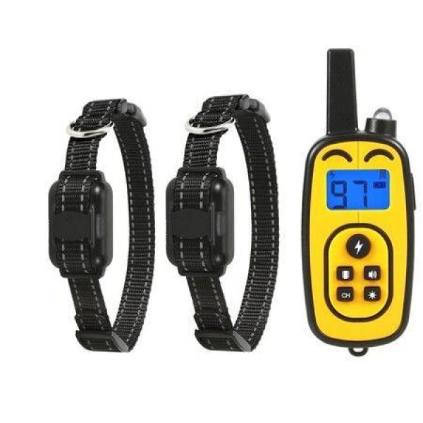 Dog Training Collar 2 Receiver With Remote Range 800 Meters For Small Medium Large Dogs