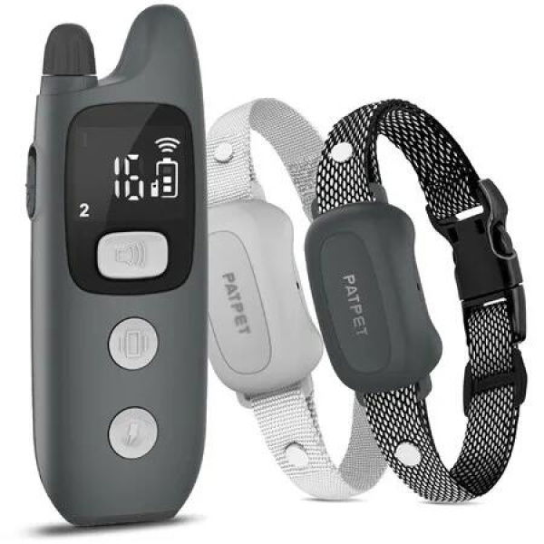 Dog Training Collar Remote Waterproof Safe Beep Vibration 16 Levels Static Dual Pet Puppy Obedience Behaviour Correction Small Medium Large Dogs