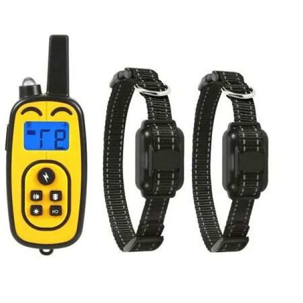 Dog Training Collar with 2 Receivers: 800-Meter Range for Small, Medium, and Large Dogs