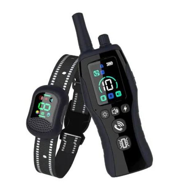 Dog Training Device Voice Electric Shock Collar Intercom 1500 Meters Long Remote Control Artifact Waterproof Anti-Barking Necklace