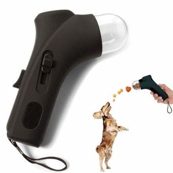 Dog Treat Launcher Interactive Dispensing Snack Shooter For Puppies Dogs Pets Cats