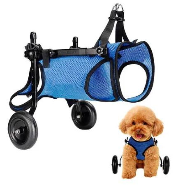 Dog Wheelchair for Back Legs,Dog Wheelchair Cart,Doggy/cat Wheelchair with Disabled Hind Legs Walking,Mobility Aids,Dog Carts with Wheels,Light Weight,Size:XS