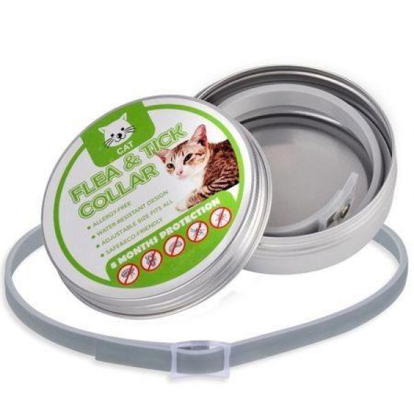 Dogs Cats Up 8-Month Flea And Tick Collar 34.5 Cm Long.