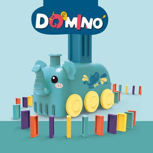 Domino Construction Set For Kids Automatic Domino Train Dominos Block Set Building Stacking Toys