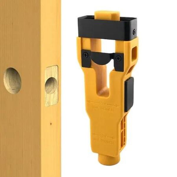 Door Latch Mortise Tool Installation Kit Helps Remove Material Installation Door Latch Tool Use for 1-3/4inch 1-3/84inch Thick Door